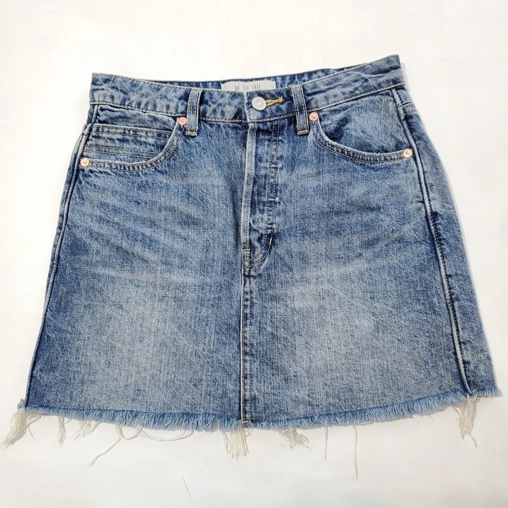 We The Free‎ Raw Hem Denim Skirt